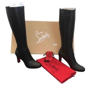 Christian Louboutin Mid-Heel Knee Boots